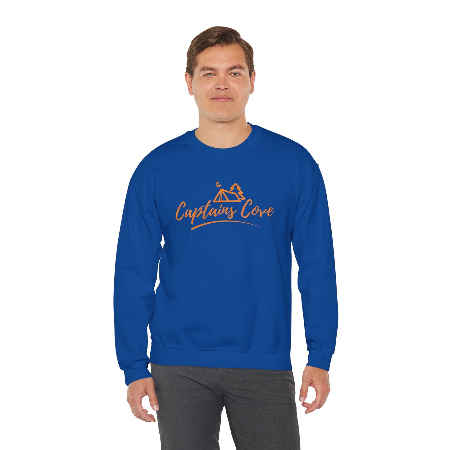 Classic Crew (Gold Print) Unisex Heavy Blend™ Crewneck Sweatshirt
