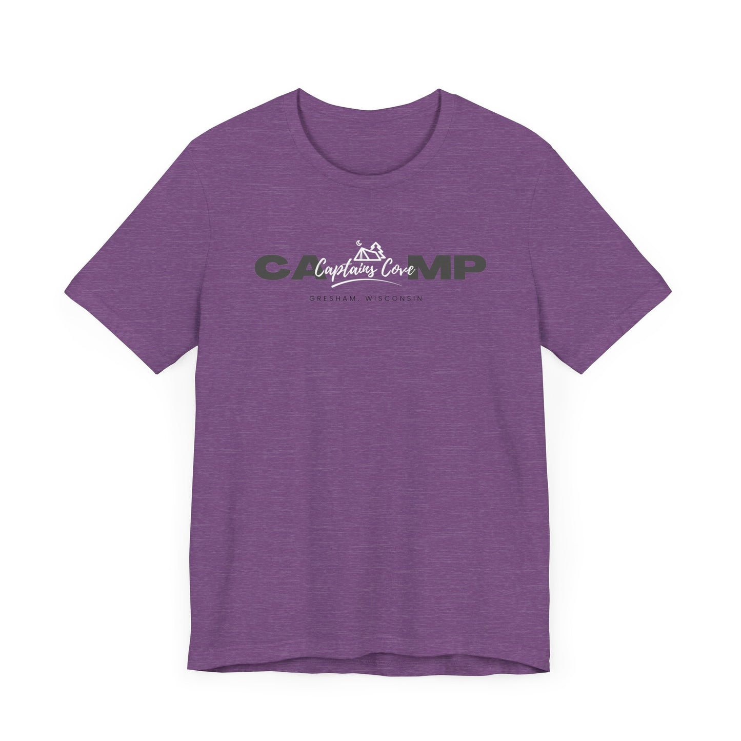 Gray & White Logo- Unisex Jersey Short Sleeve Tee