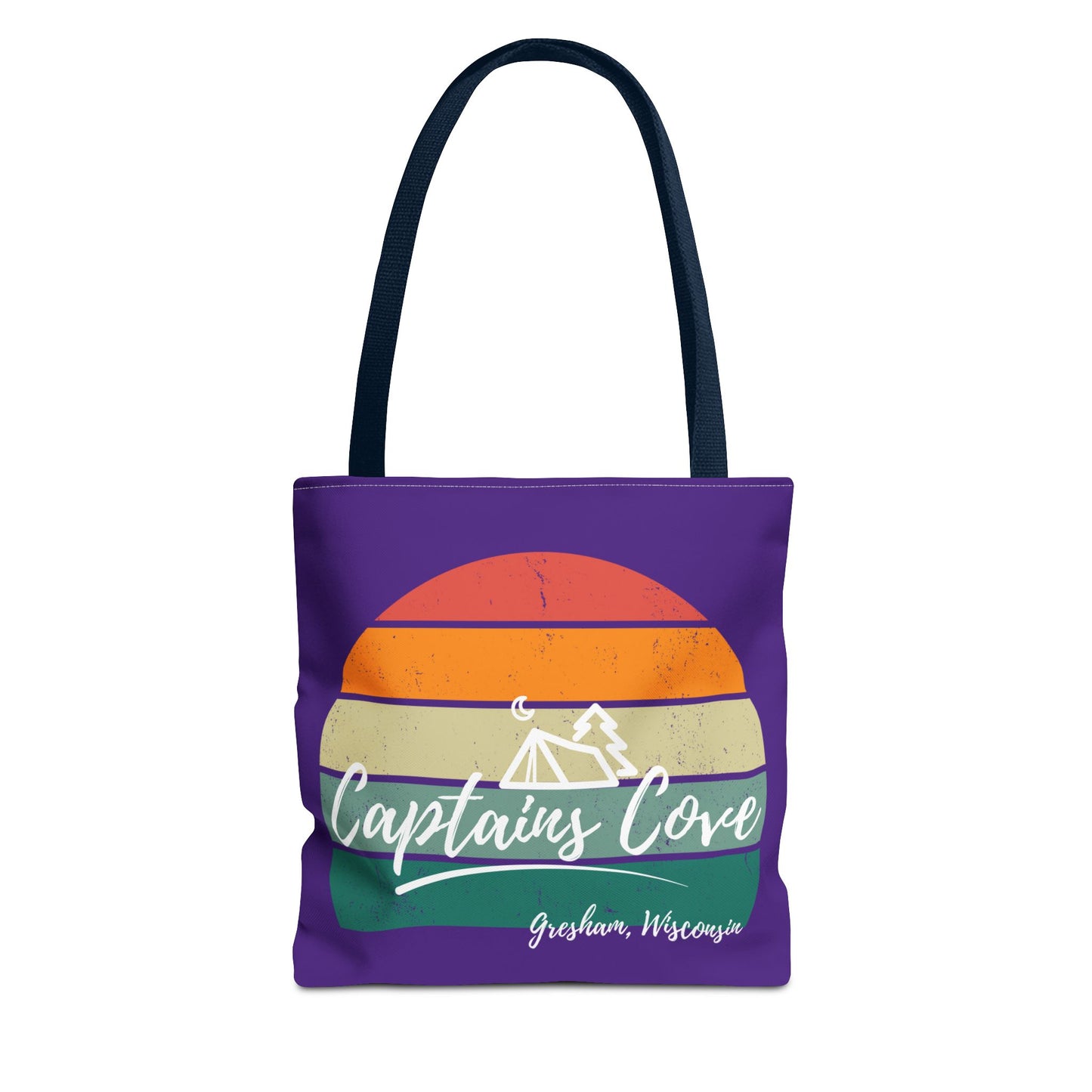 Purple Cove Tote Bag (AOP)