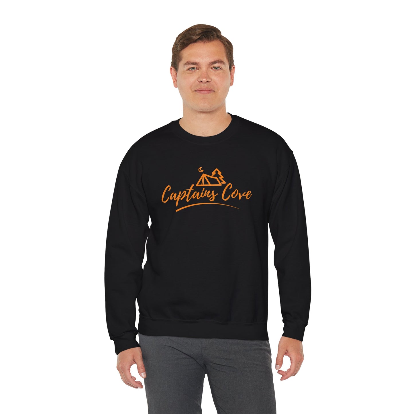 Classic Crew (Gold Print) Unisex Heavy Blend™ Crewneck Sweatshirt