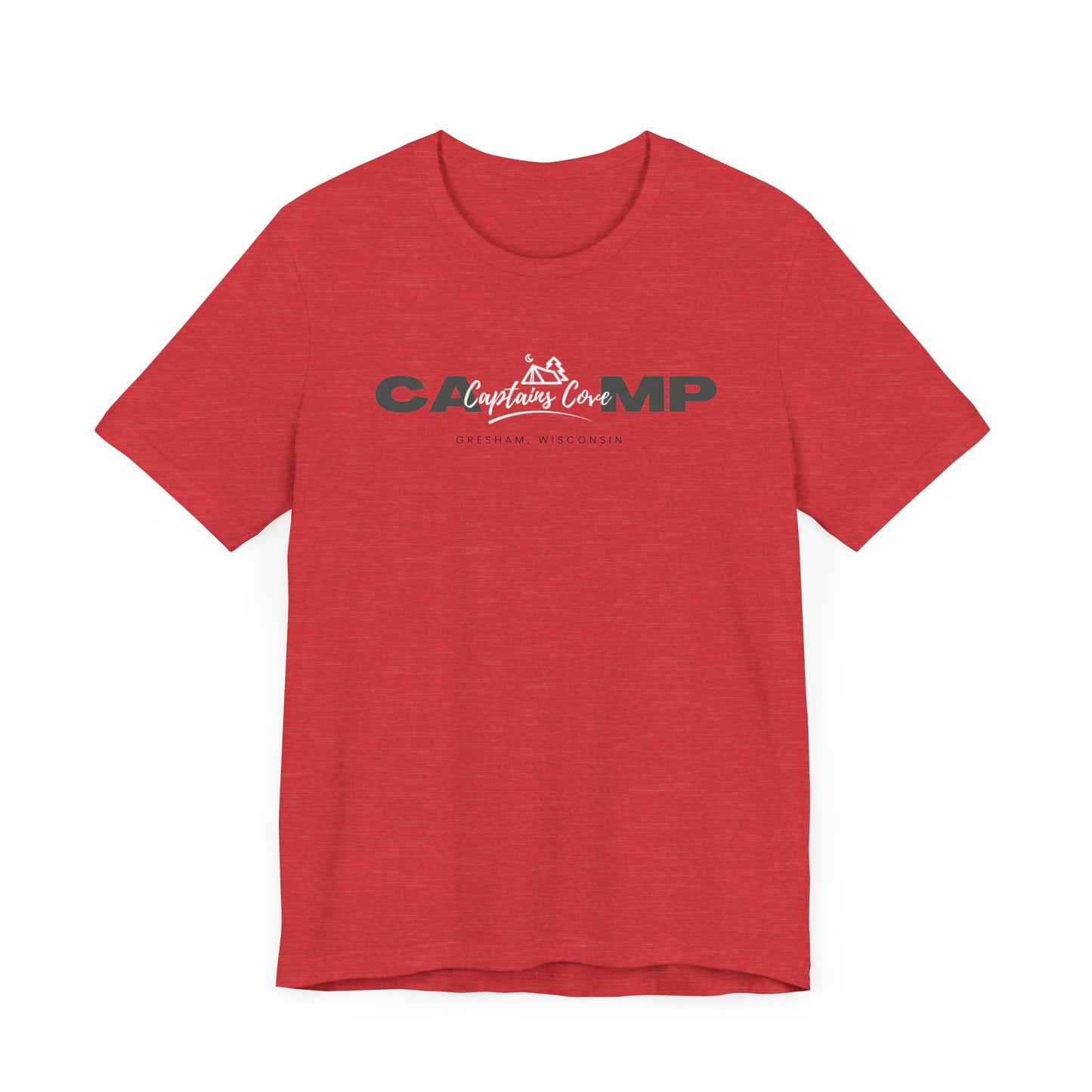 Gray & White Logo- Unisex Jersey Short Sleeve Tee