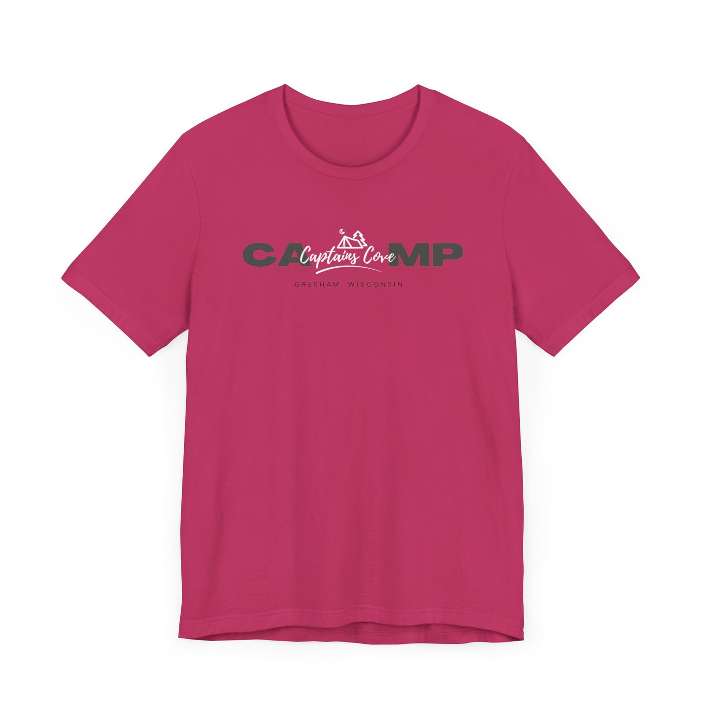 Gray & White Logo- Unisex Jersey Short Sleeve Tee