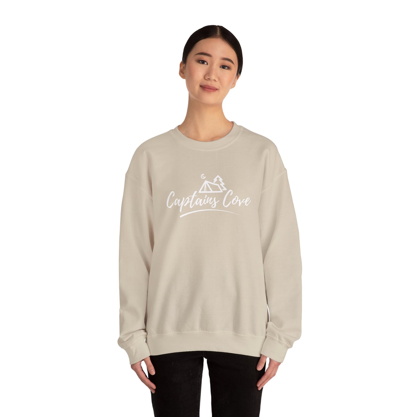 Classic Logo (White) Unisex Heavy Blend™ Crewneck Sweatshirt
