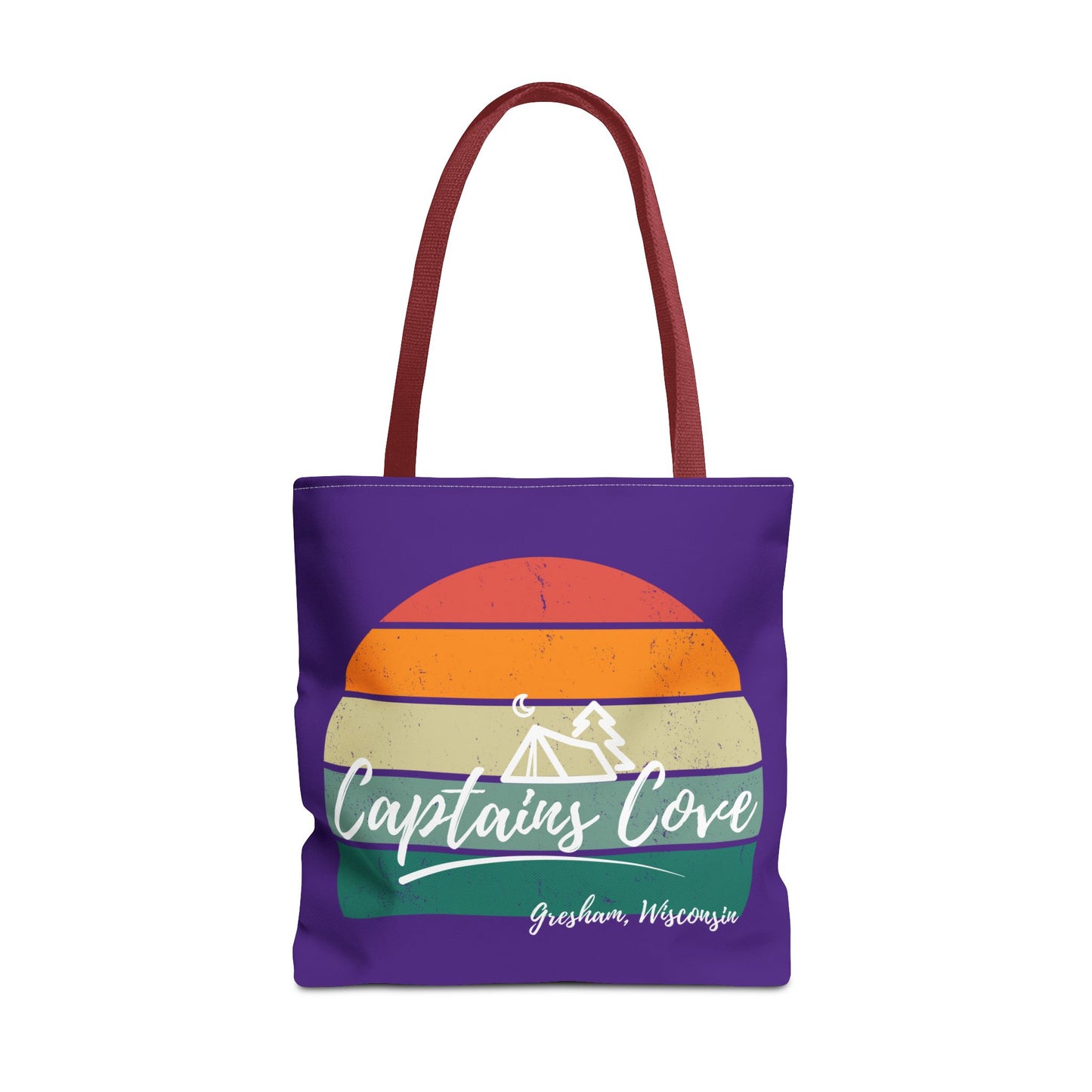 Purple Cove Tote Bag (AOP)