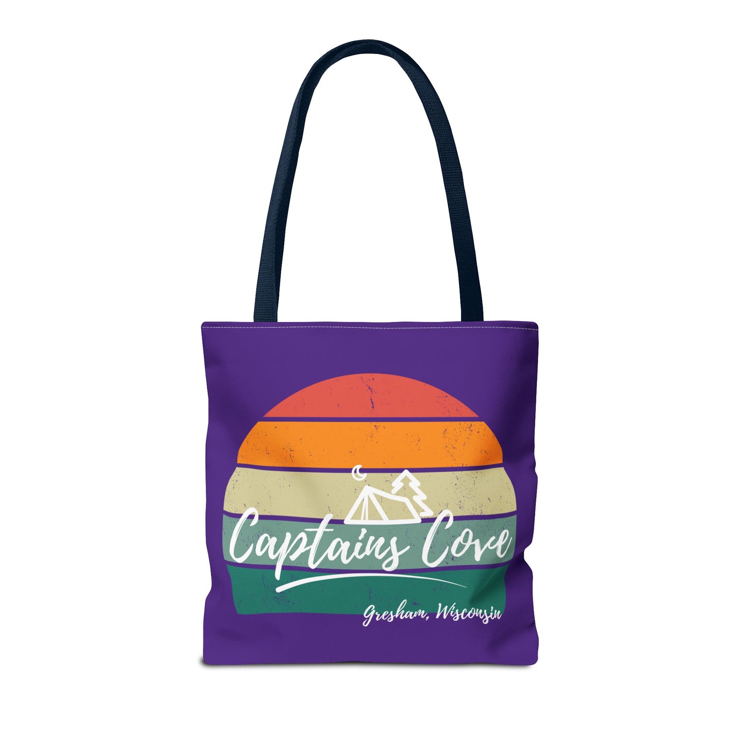 Purple Cove Tote Bag (AOP)