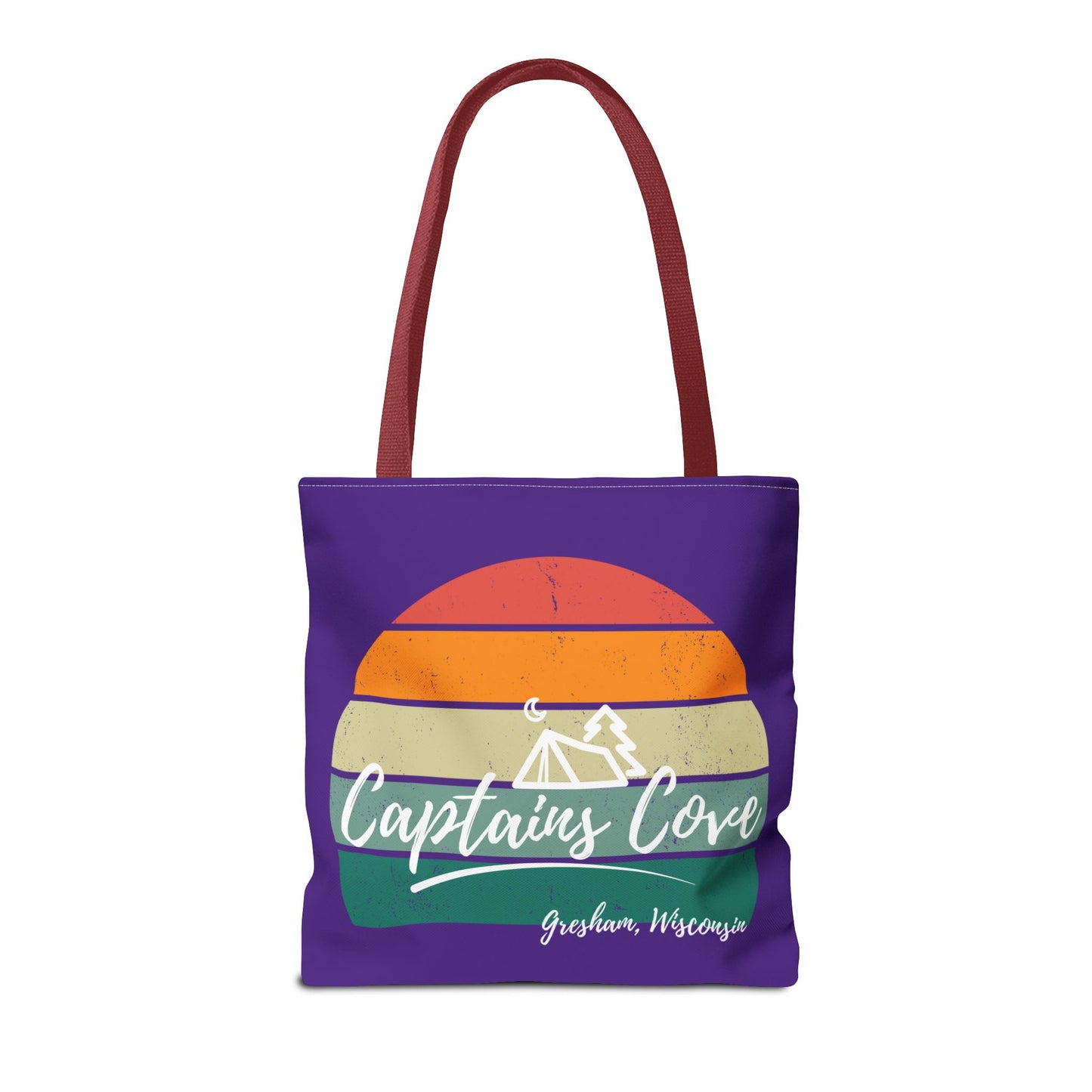 Purple Cove Tote Bag (AOP)