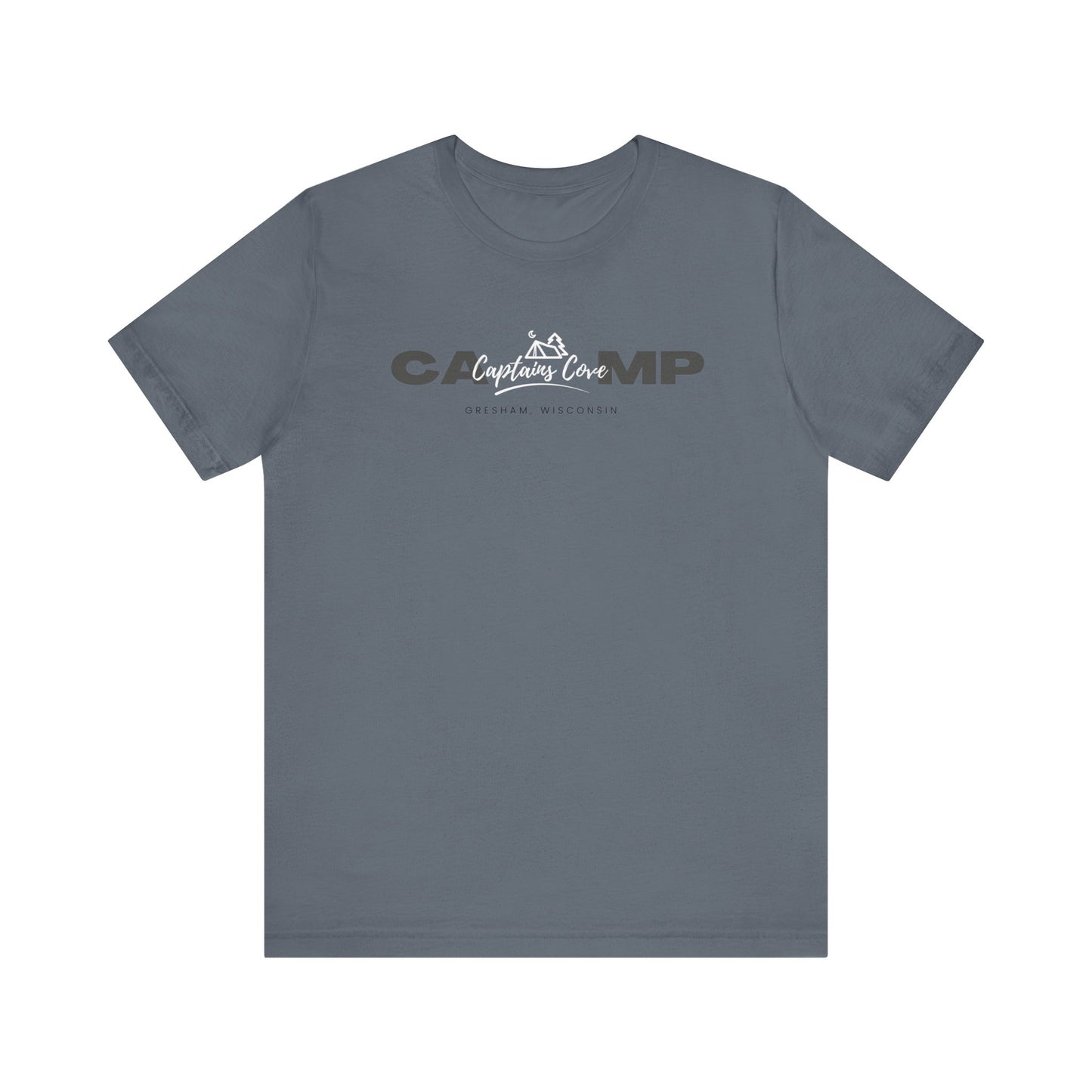 Gray & White Logo- Unisex Jersey Short Sleeve Tee