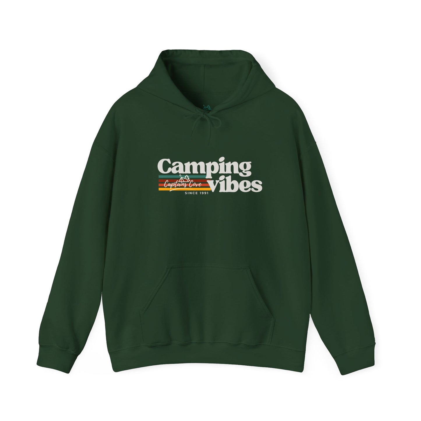 Camping Vibes Unisex Heavy Blend Hoodie - Cozy Nautical Sweatshirt