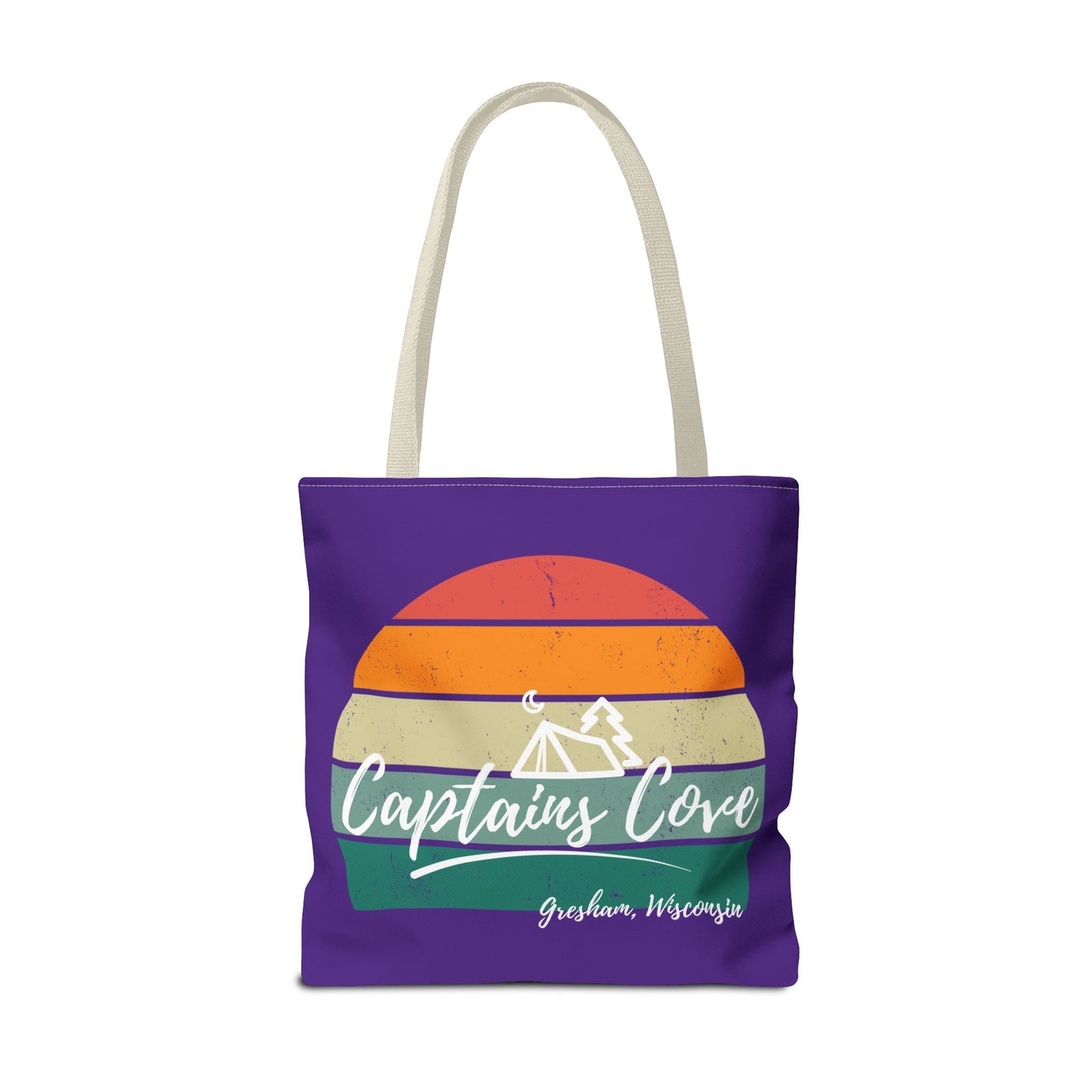 Purple Cove Tote Bag (AOP)