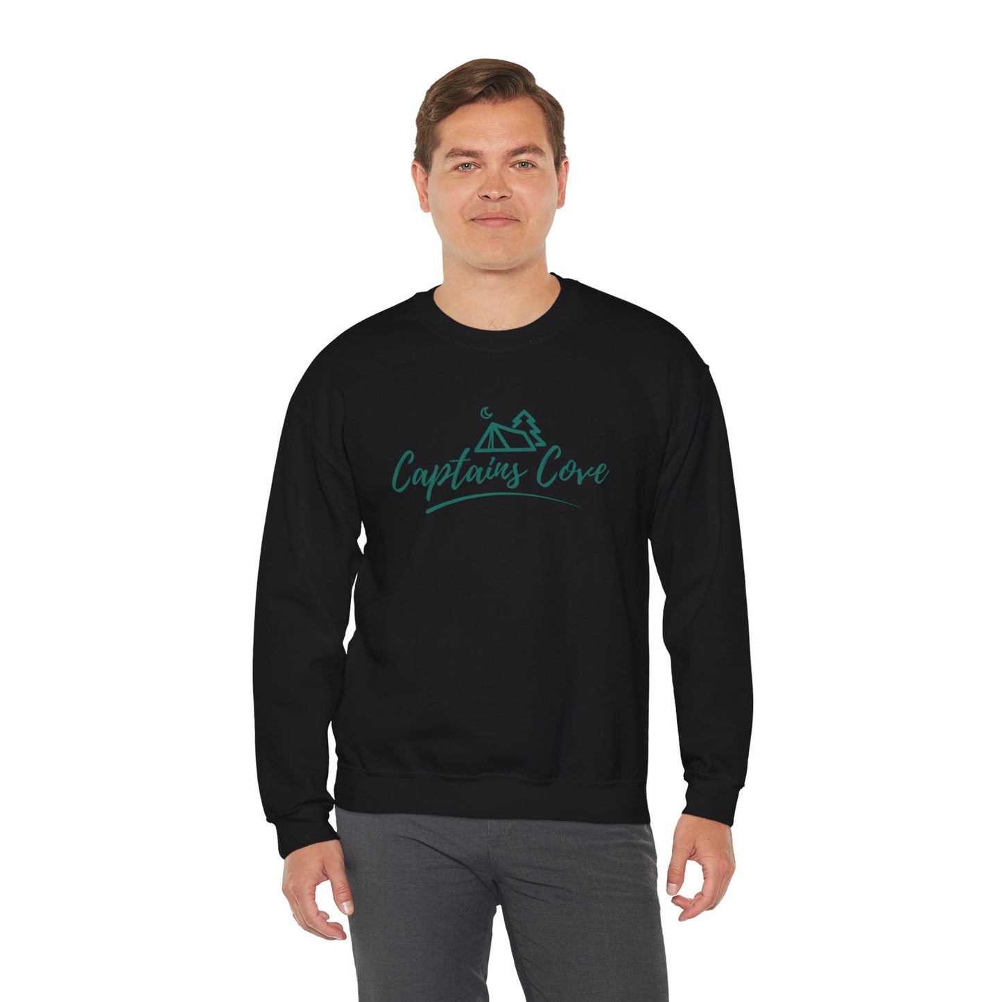 Classic Logo (Aqua) Unisex Heavy Blend™ Crewneck Sweatshirt