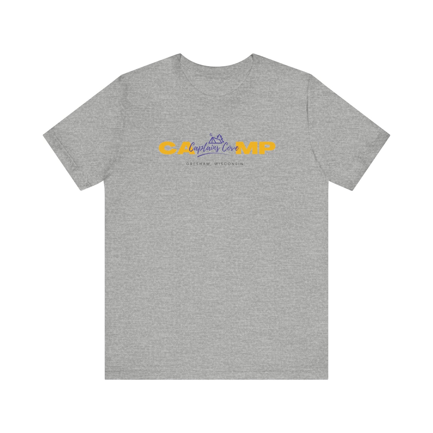 Yellow & Purple Logo - Unisex Jersey Short Sleeve Tee