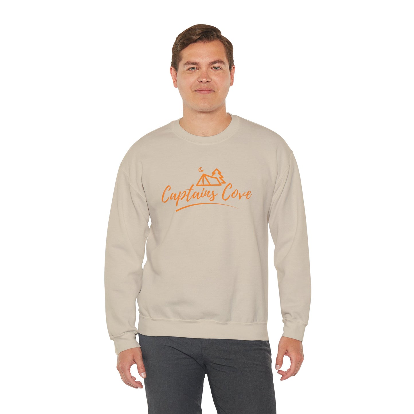 Classic Crew (Gold Print) Unisex Heavy Blend™ Crewneck Sweatshirt