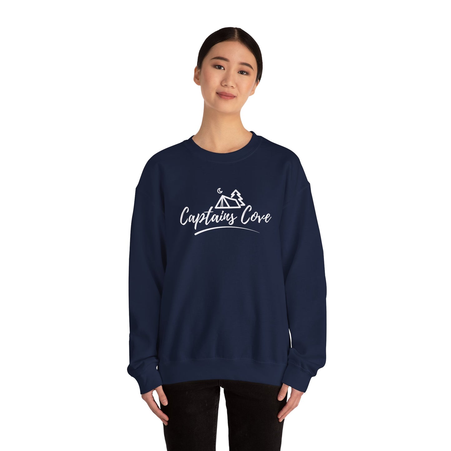 Classic Logo (White) Unisex Heavy Blend™ Crewneck Sweatshirt