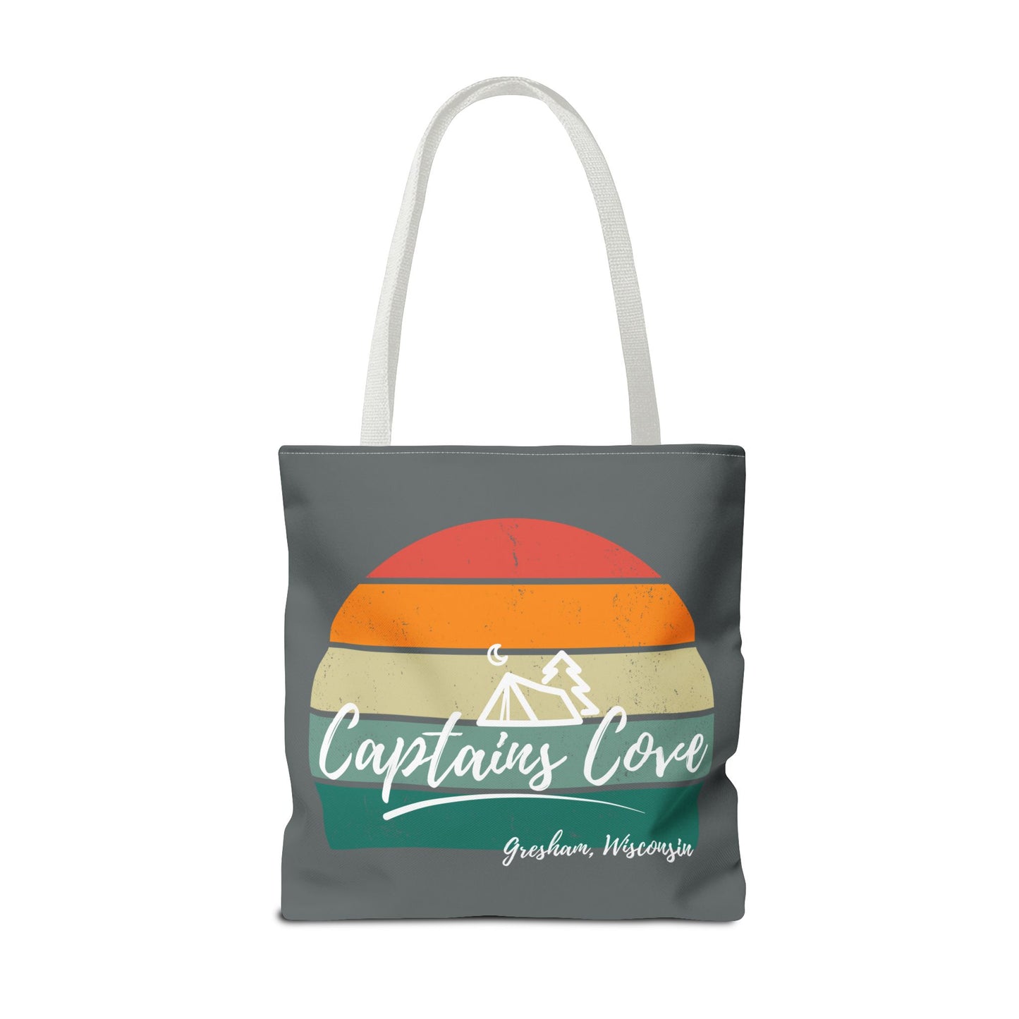 Gray Cove Tote Bag (AOP)