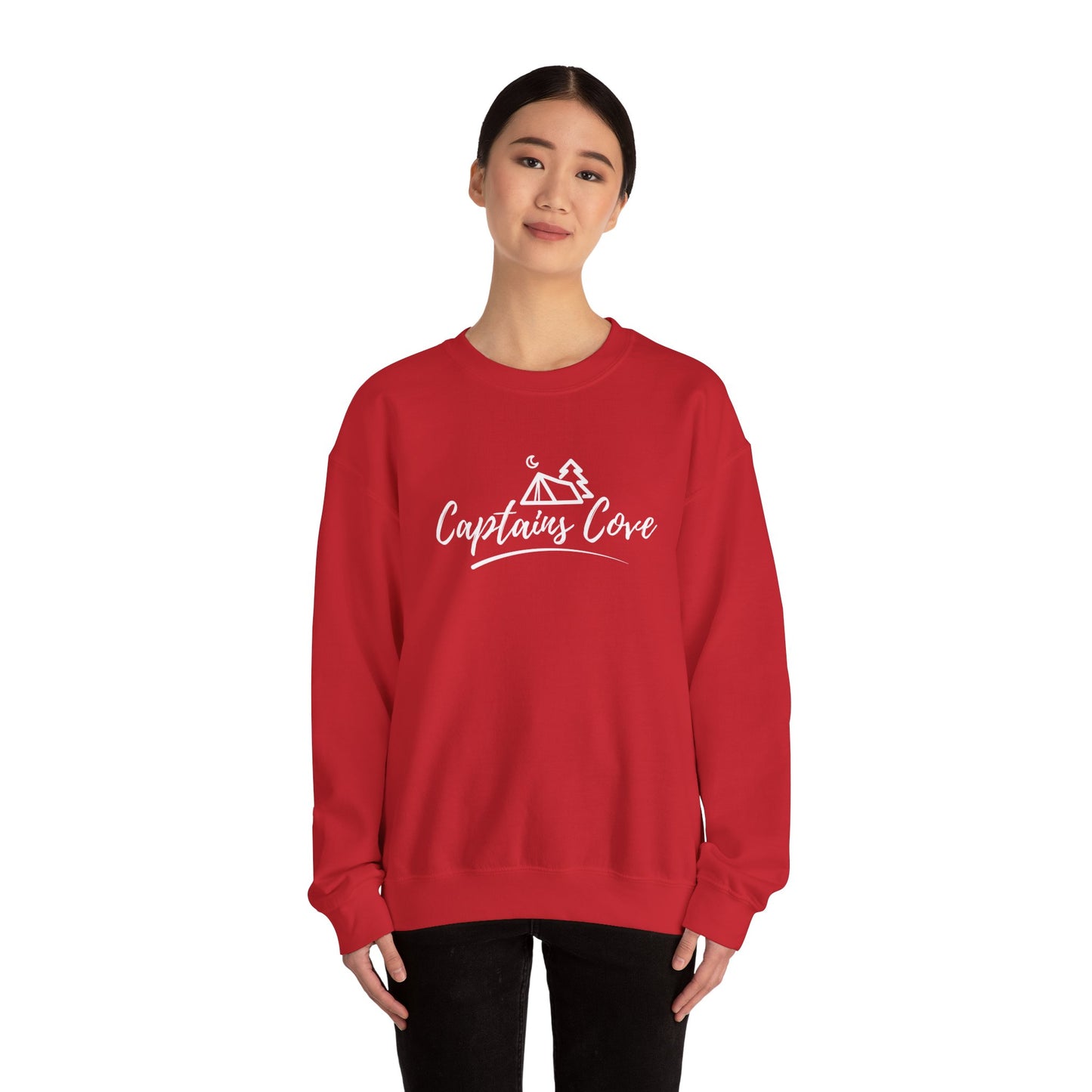 Classic Logo (White) Unisex Heavy Blend™ Crewneck Sweatshirt