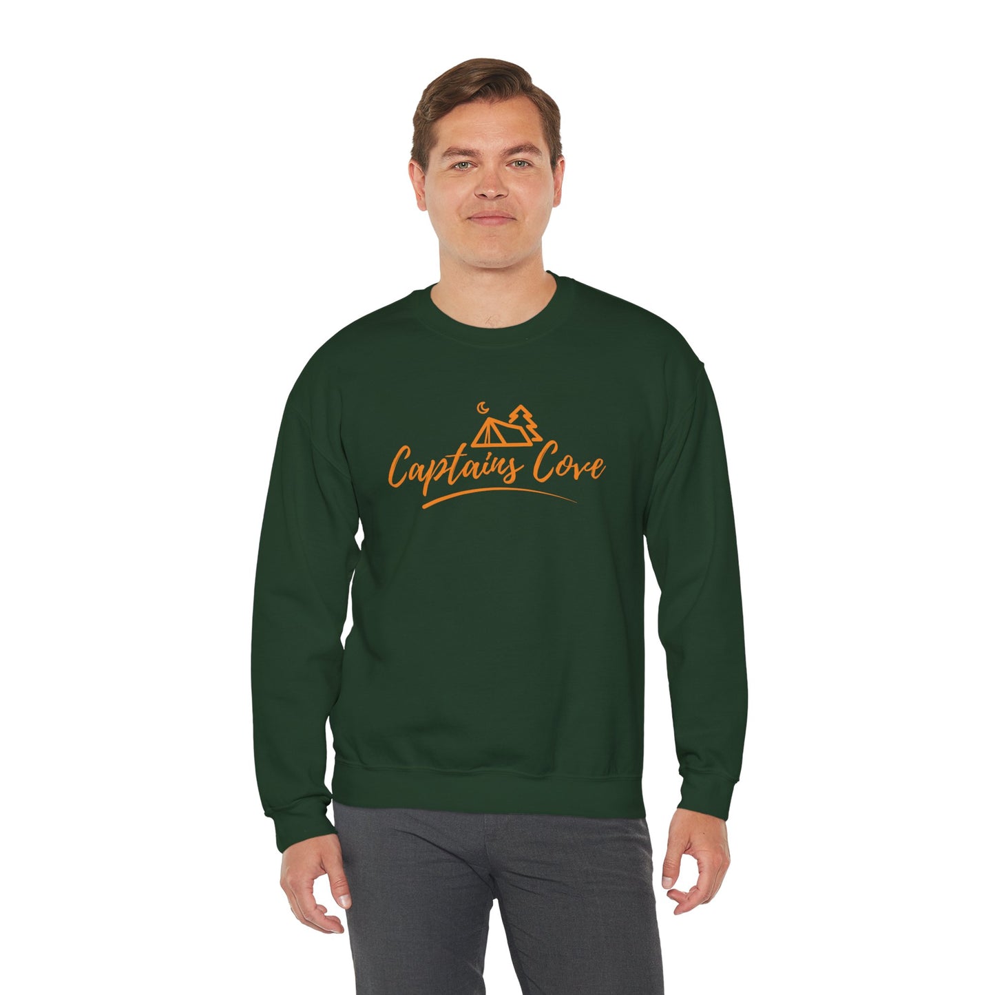 Classic Crew (Gold Print) Unisex Heavy Blend™ Crewneck Sweatshirt