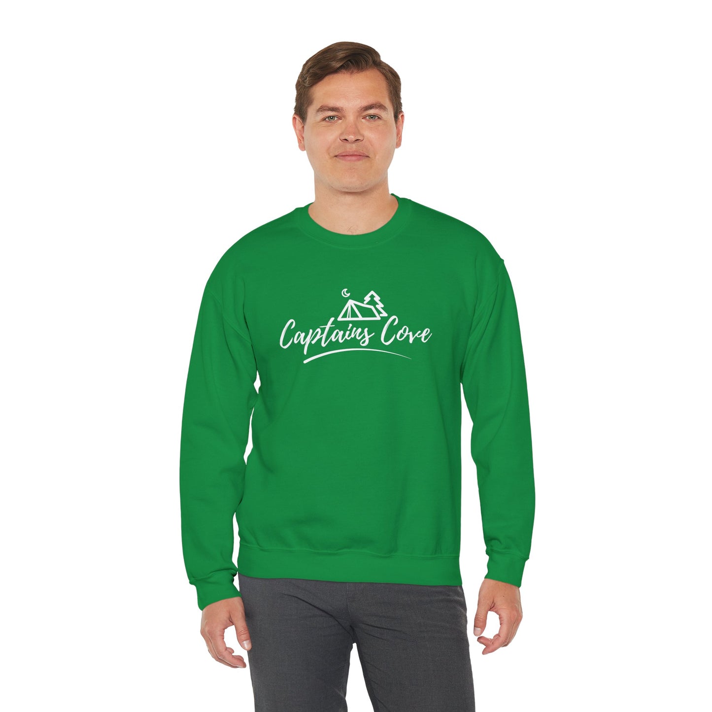 Classic Logo (White) Unisex Heavy Blend™ Crewneck Sweatshirt