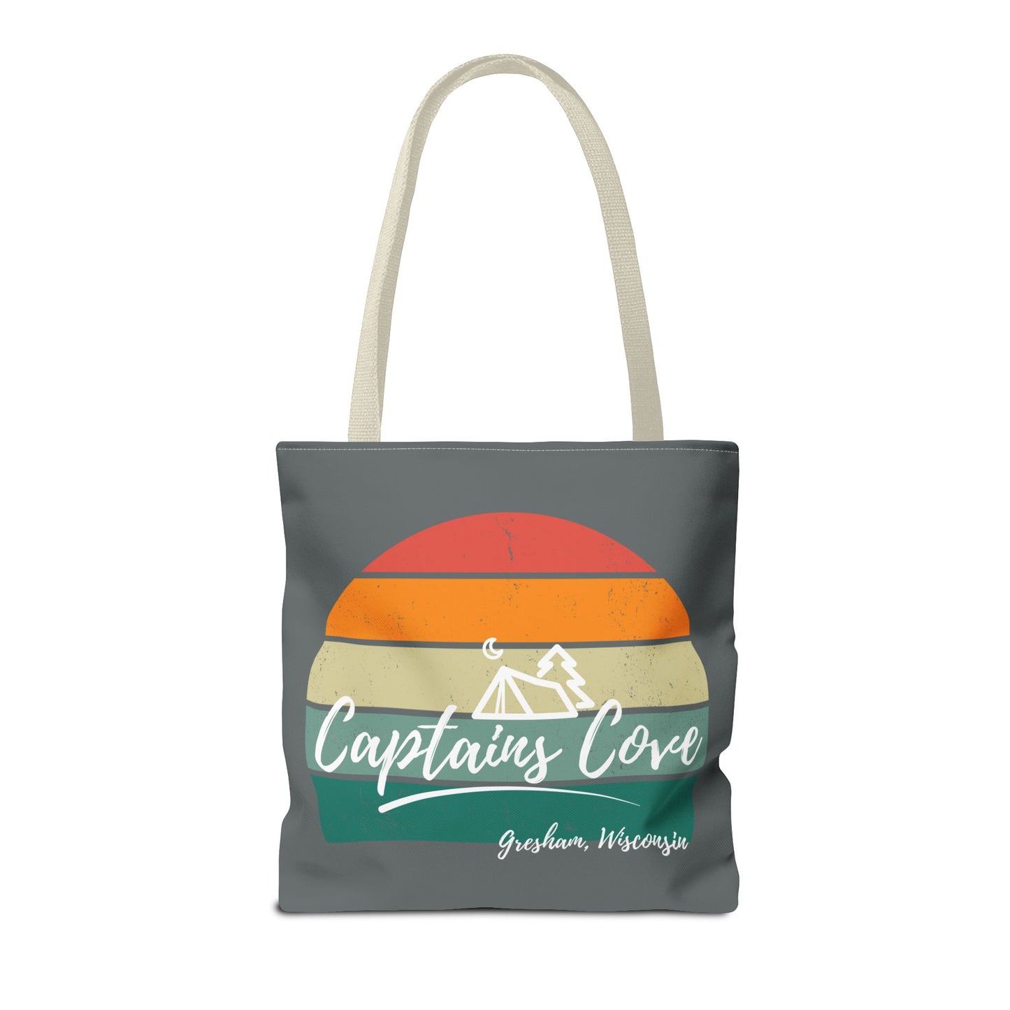 Gray Cove Tote Bag (AOP)