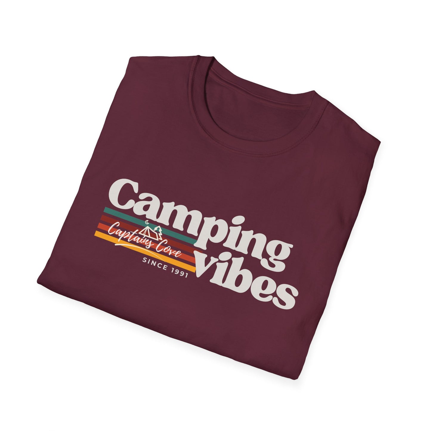 Camping Vibes Unisex Softstyle T-Shirt