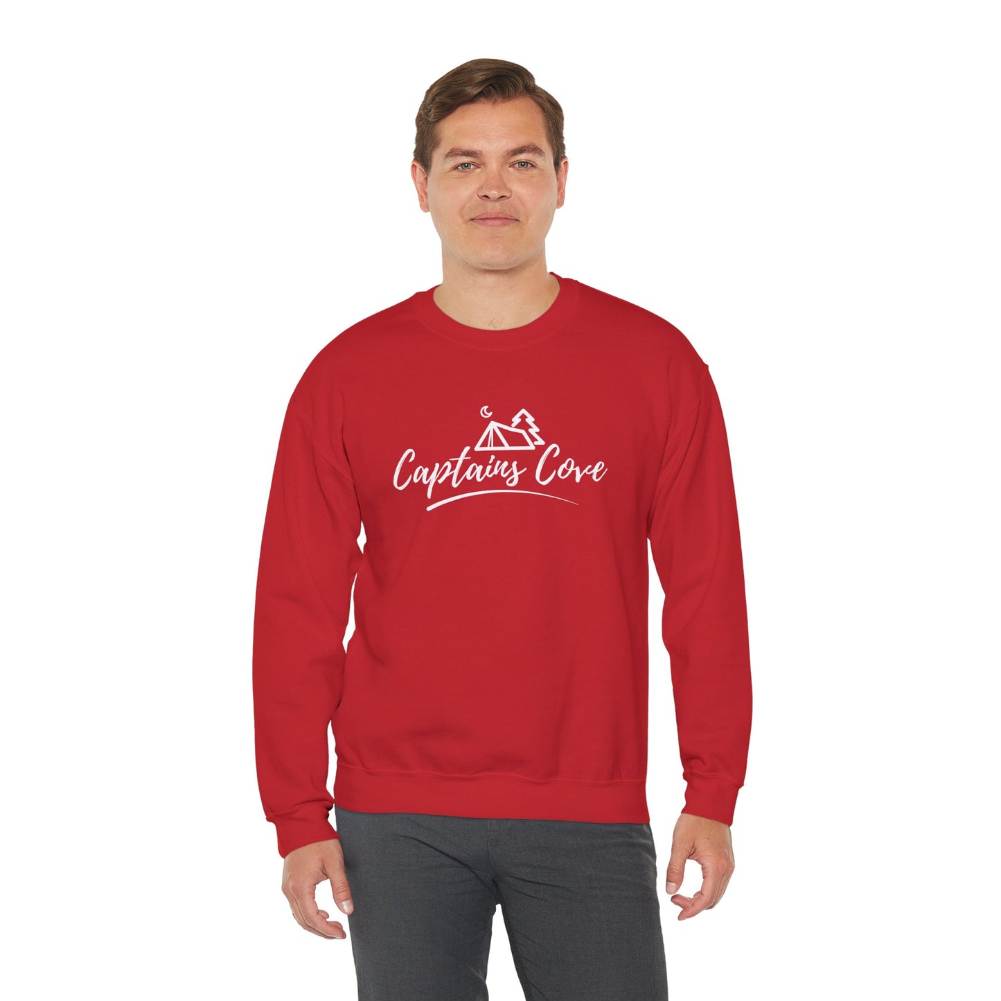Classic Logo (White) Unisex Heavy Blend™ Crewneck Sweatshirt
