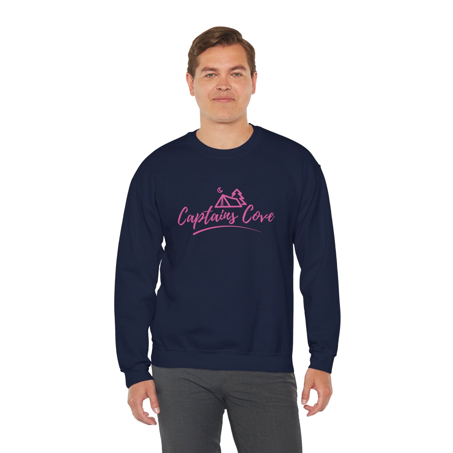 Classic Logo - (Pink) Unisex Heavy Blend™ Crewneck Sweatshirt