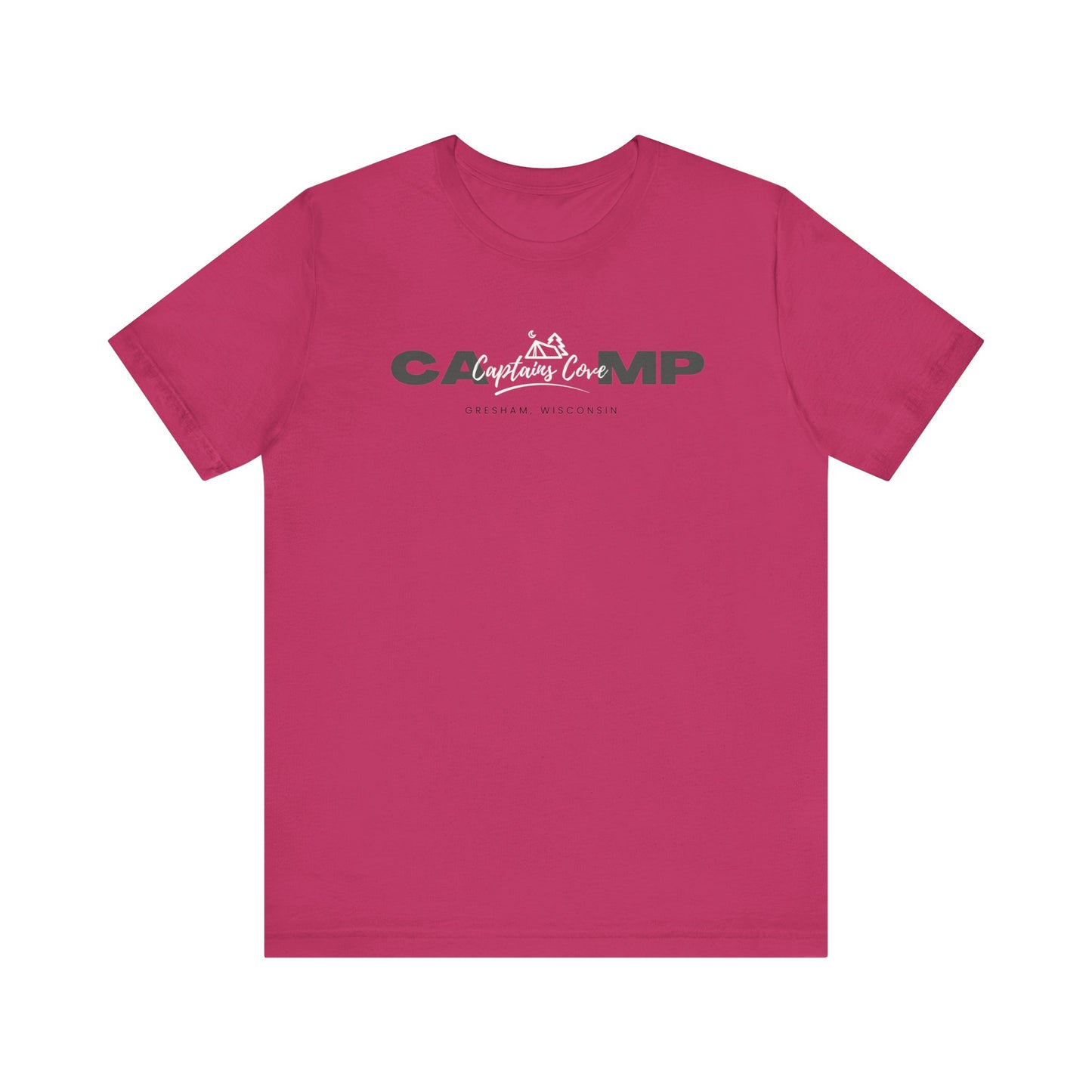 Gray & White Logo- Unisex Jersey Short Sleeve Tee