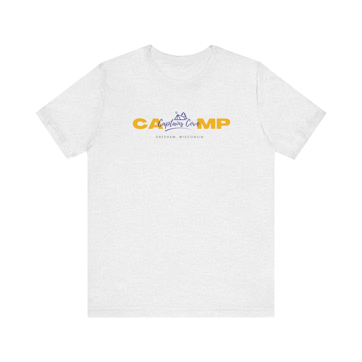 Yellow & Purple Logo - Unisex Jersey Short Sleeve Tee