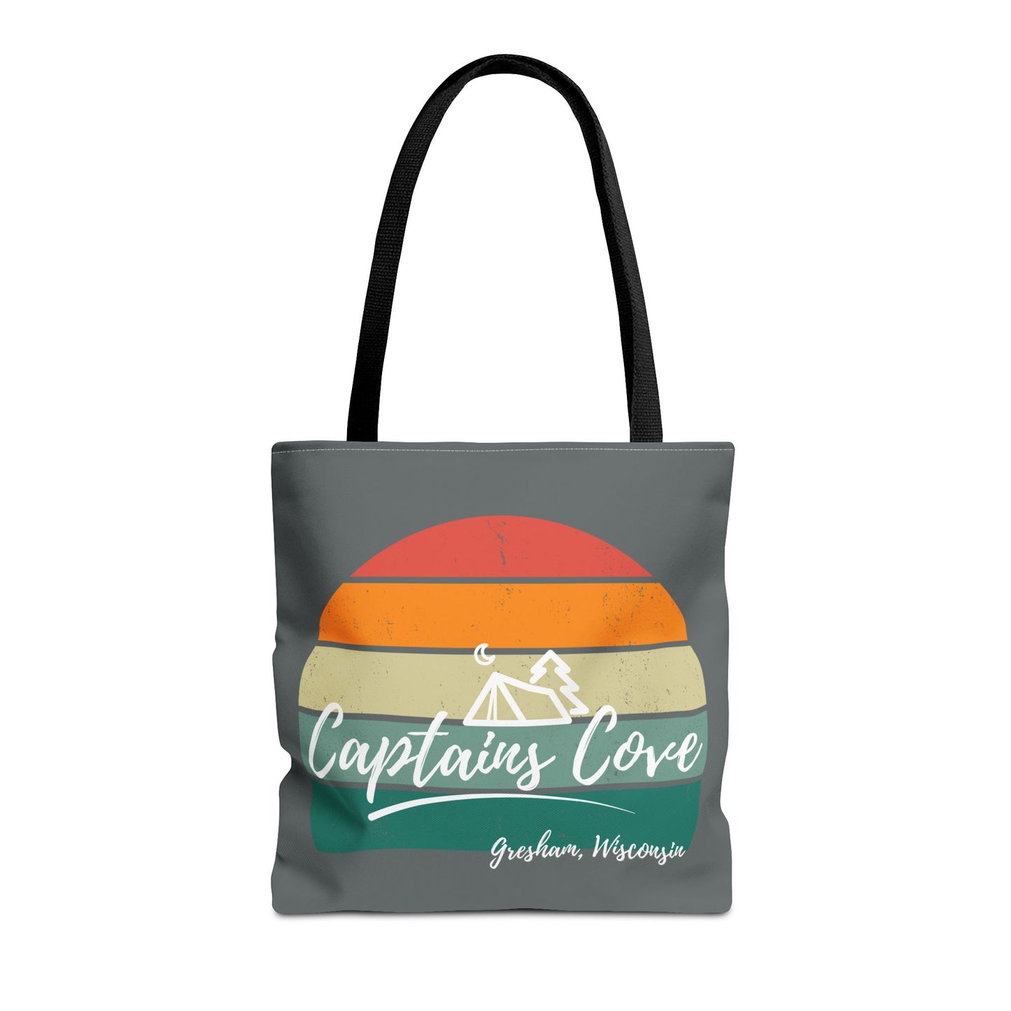 Gray Cove Tote Bag (AOP)
