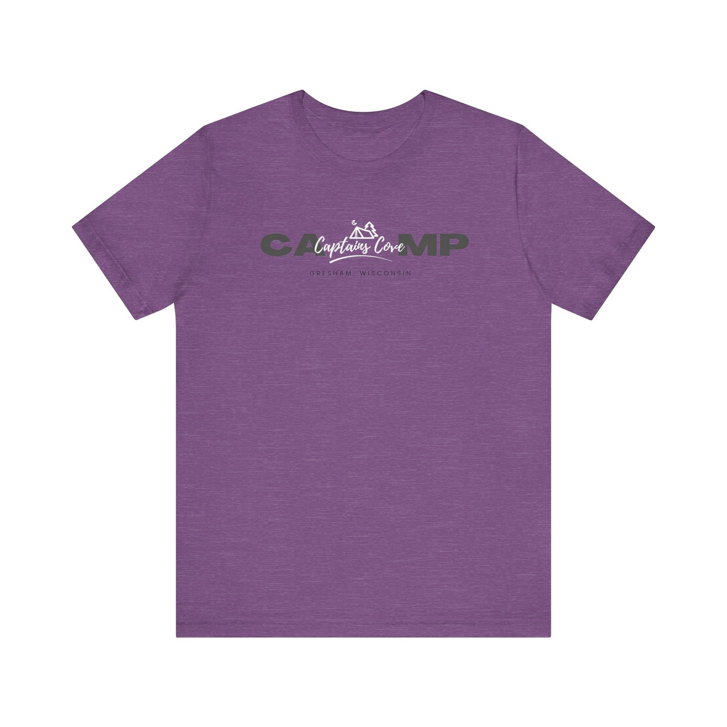 Gray & White Logo- Unisex Jersey Short Sleeve Tee