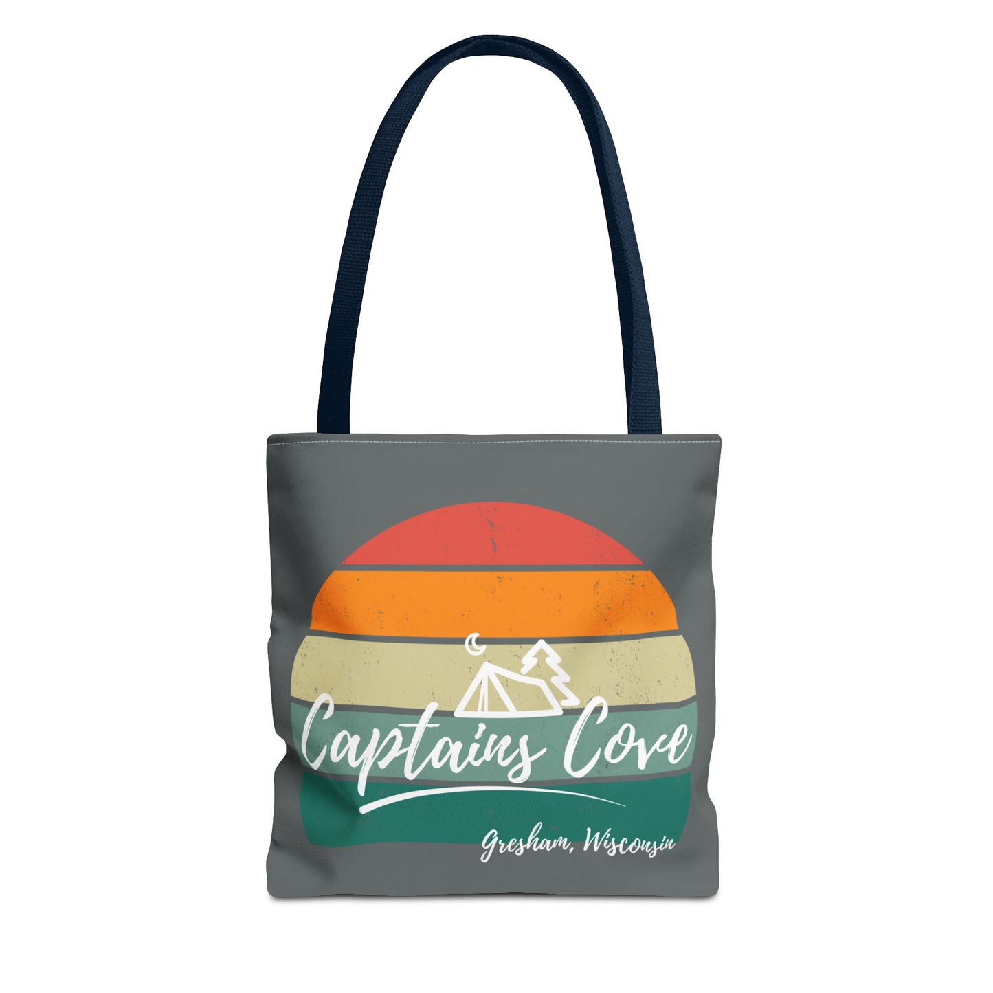 Gray Cove Tote Bag (AOP)