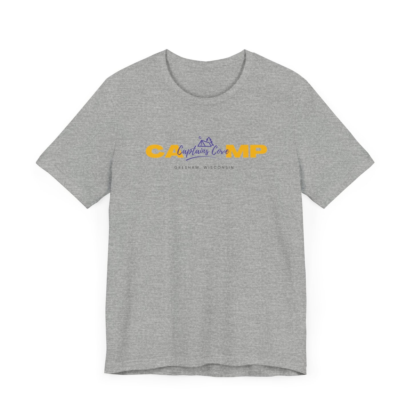 Yellow & Purple Logo - Unisex Jersey Short Sleeve Tee