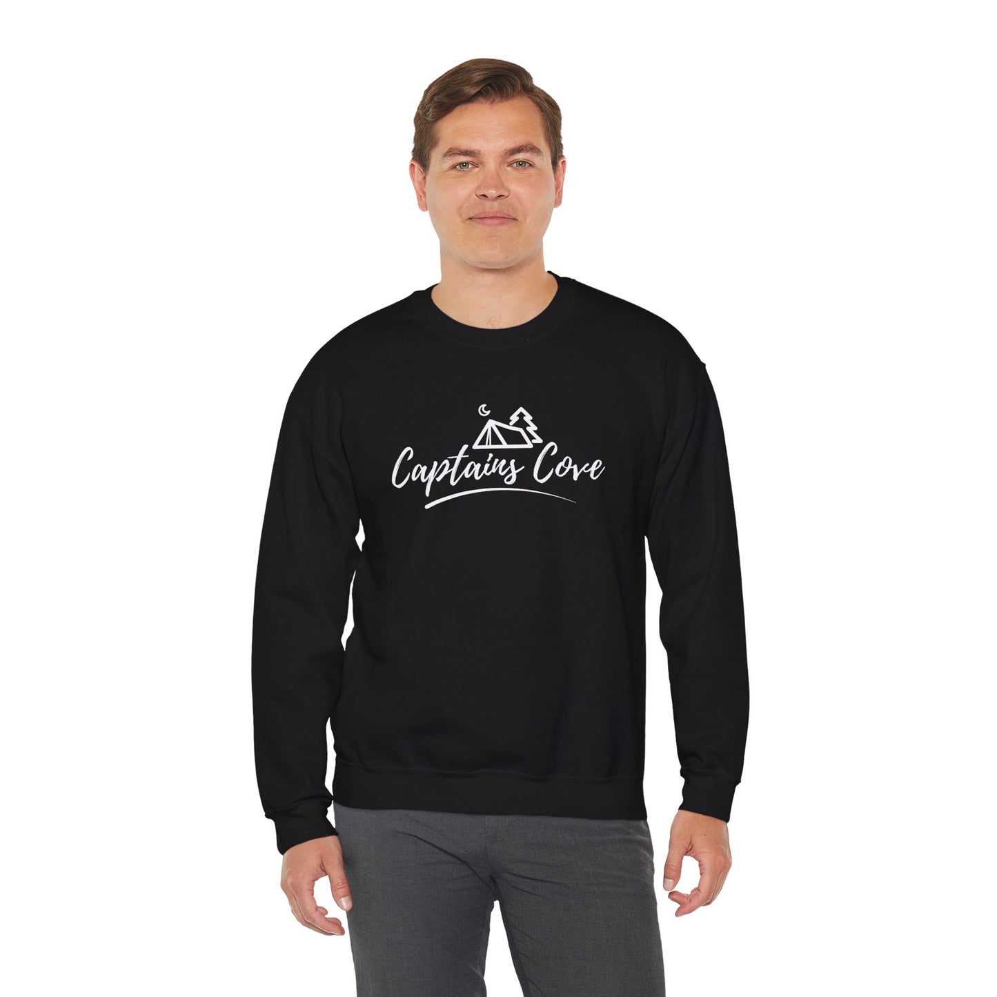 Classic Logo (White) Unisex Heavy Blend™ Crewneck Sweatshirt