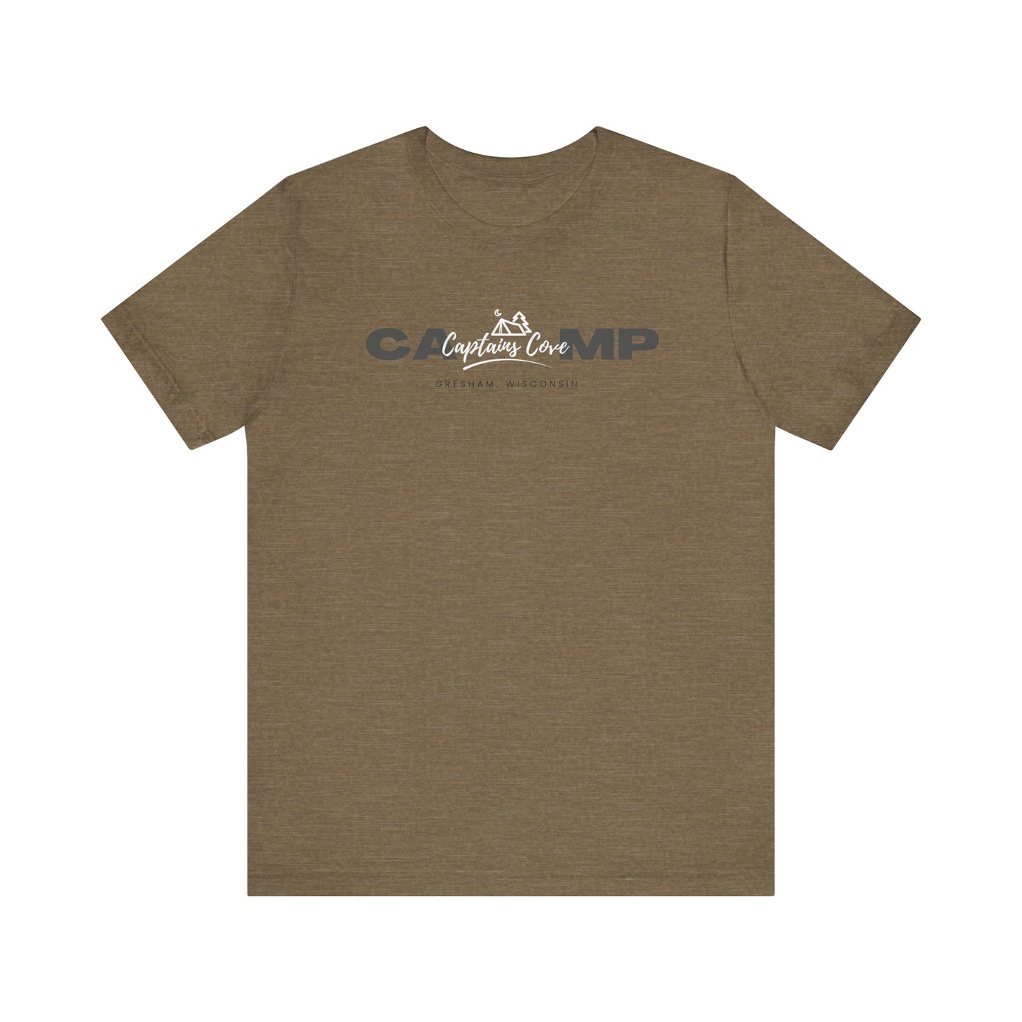 Gray & White Logo- Unisex Jersey Short Sleeve Tee