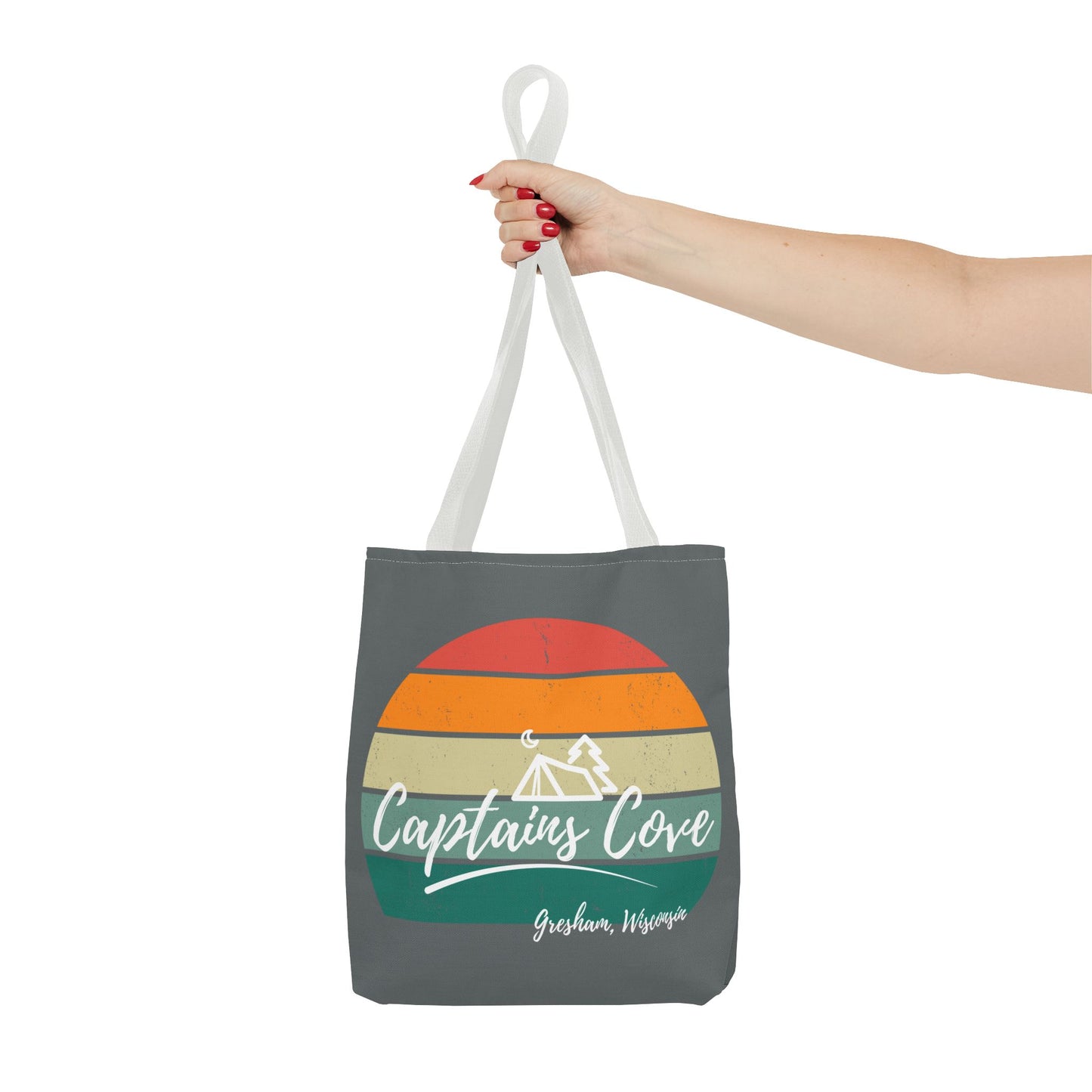 Gray Cove Tote Bag (AOP)