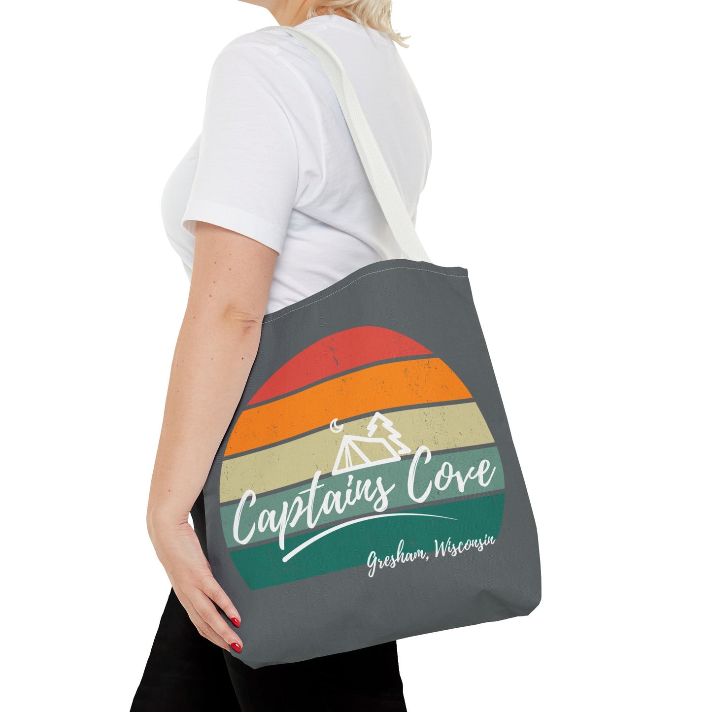 Gray Cove Tote Bag (AOP)