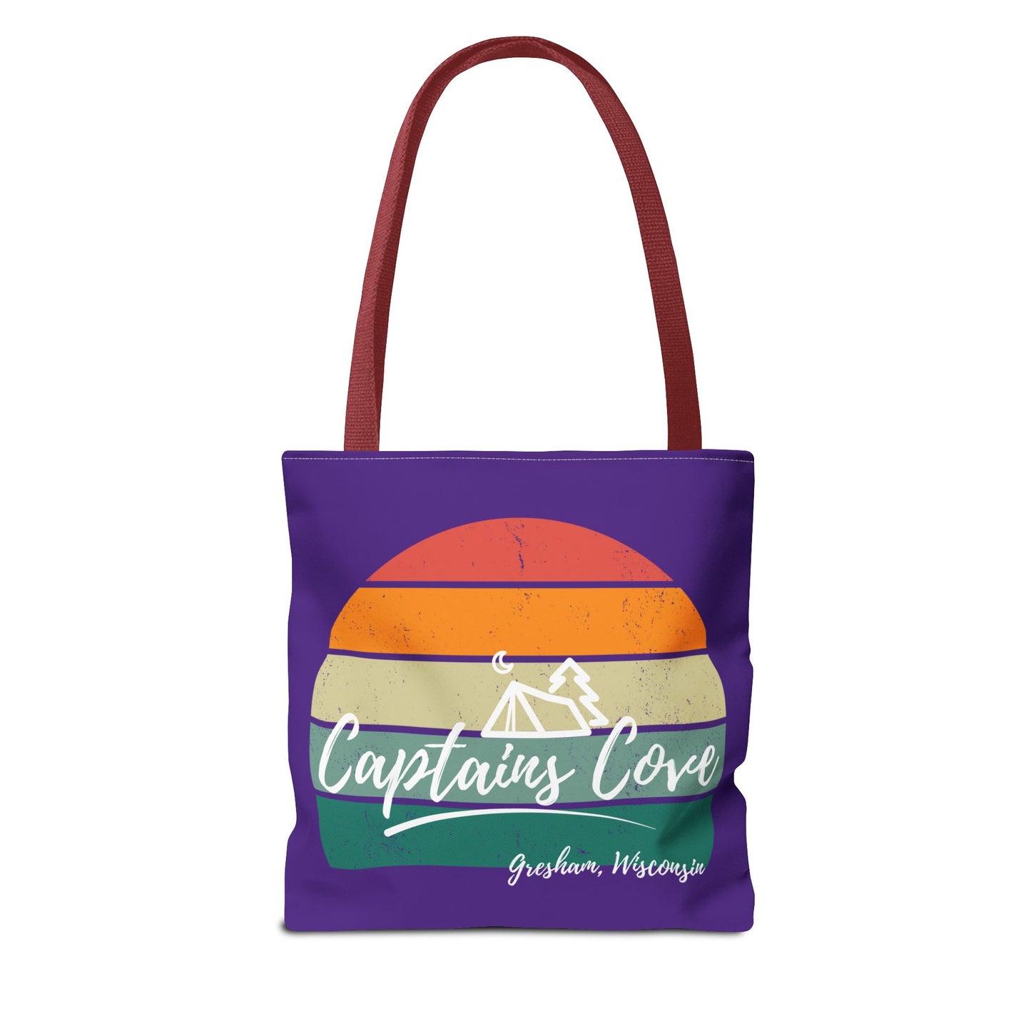 Purple Cove Tote Bag (AOP)