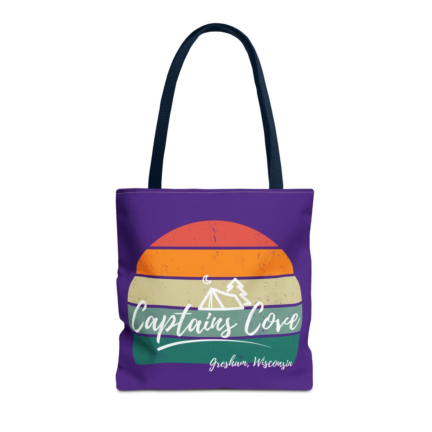 Purple Cove Tote Bag (AOP)