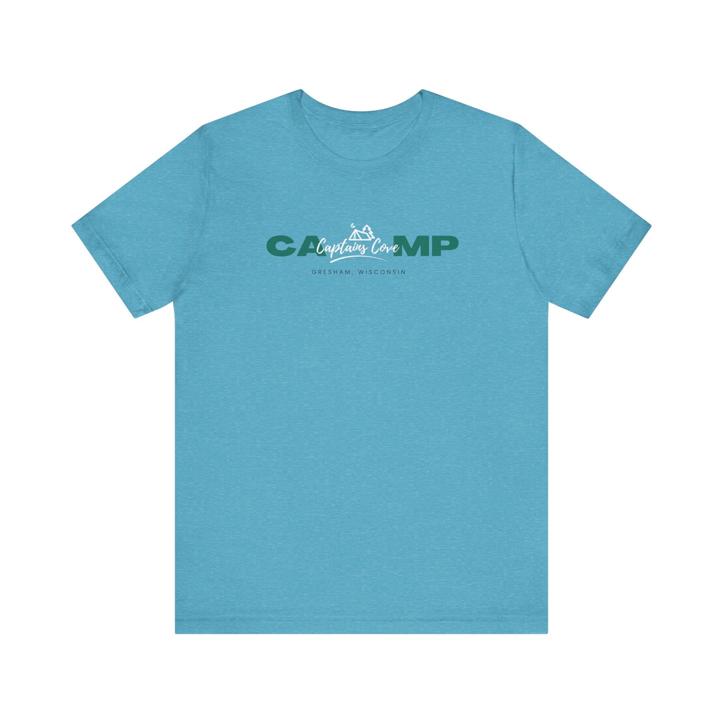 Teal & White Logo- Unisex Jersey Short Sleeve Tee