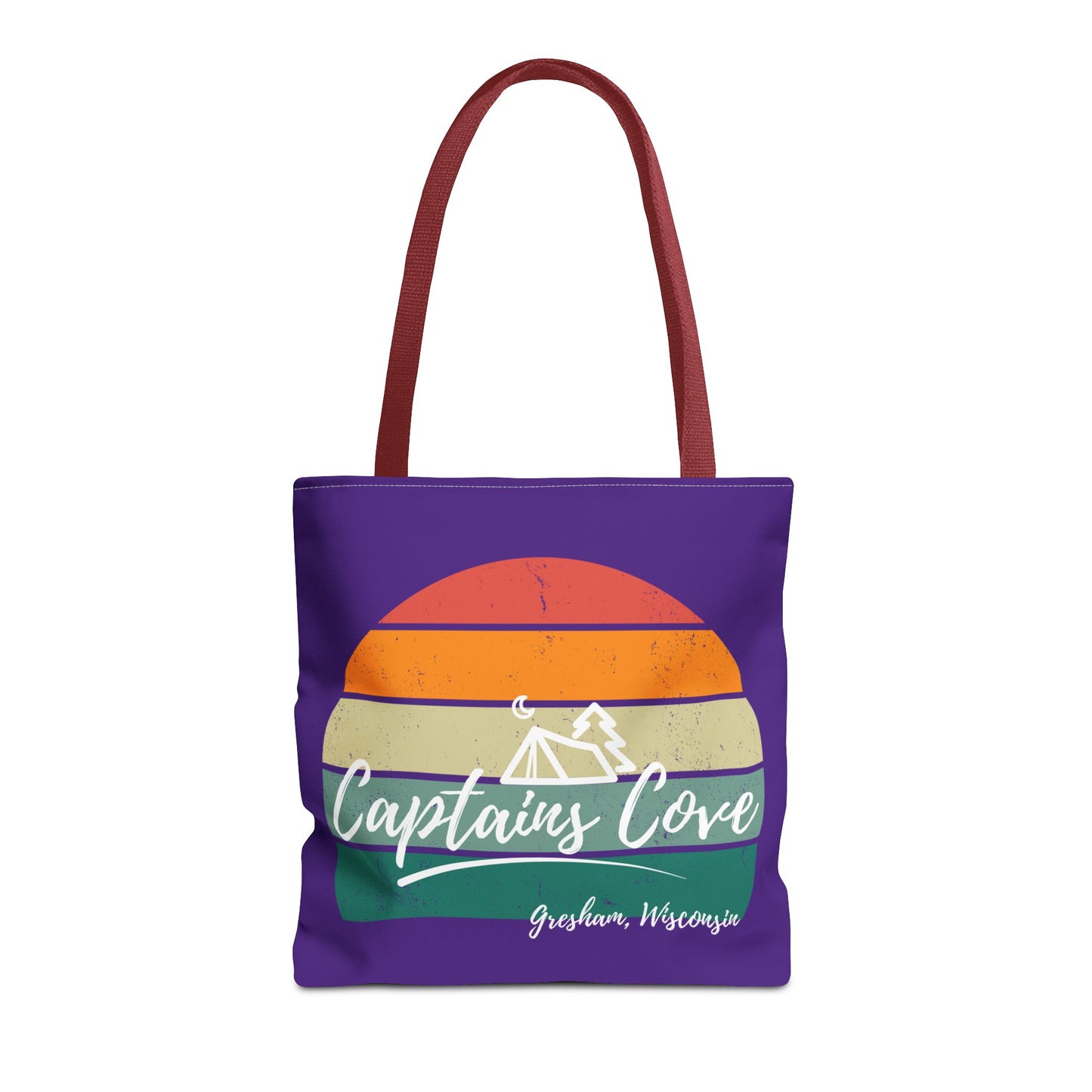 Purple Cove Tote Bag (AOP)