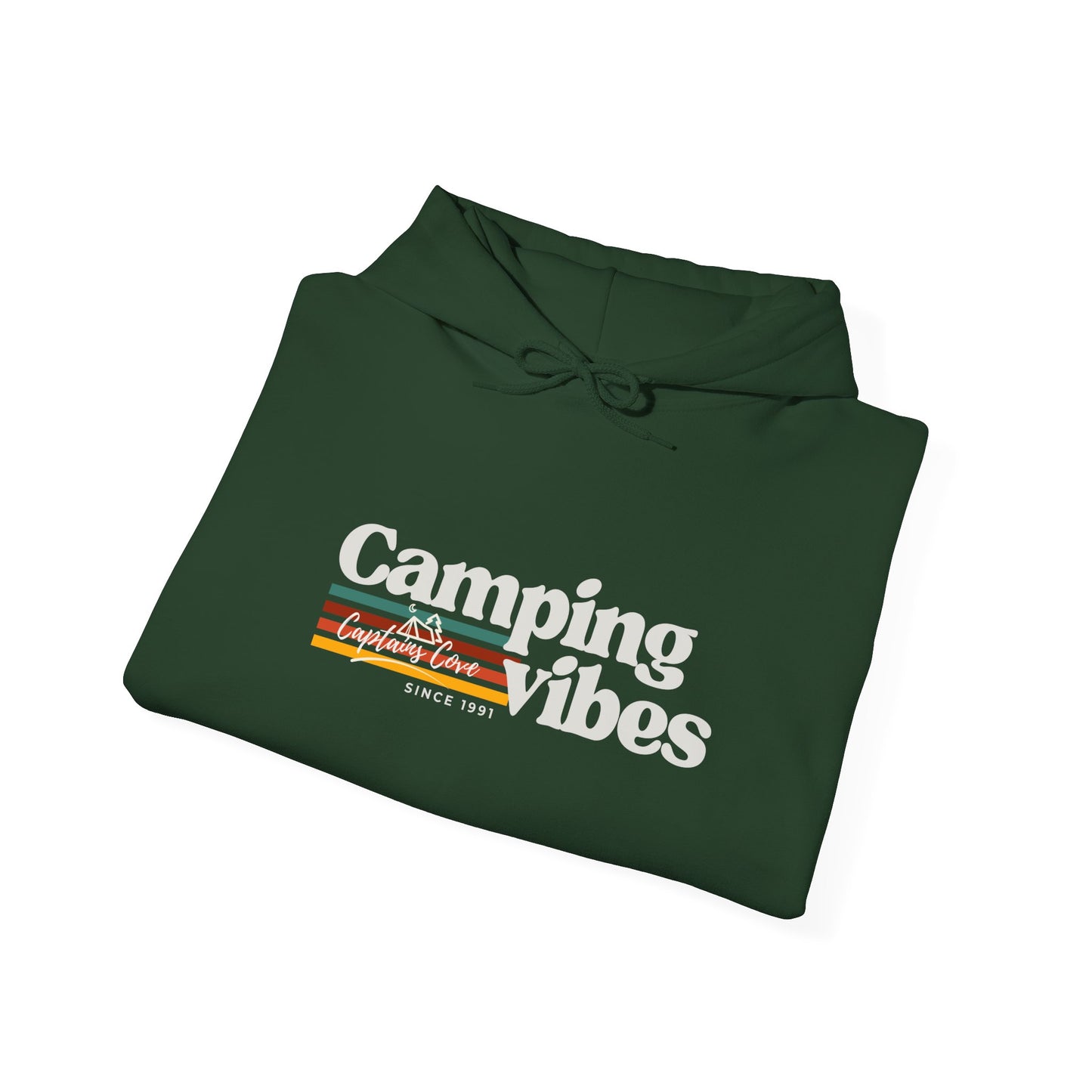 Camping Vibes Unisex Heavy Blend Hoodie - Cozy Nautical Sweatshirt