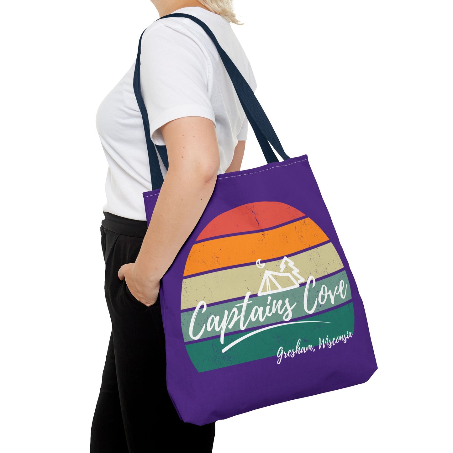 Purple Cove Tote Bag (AOP)