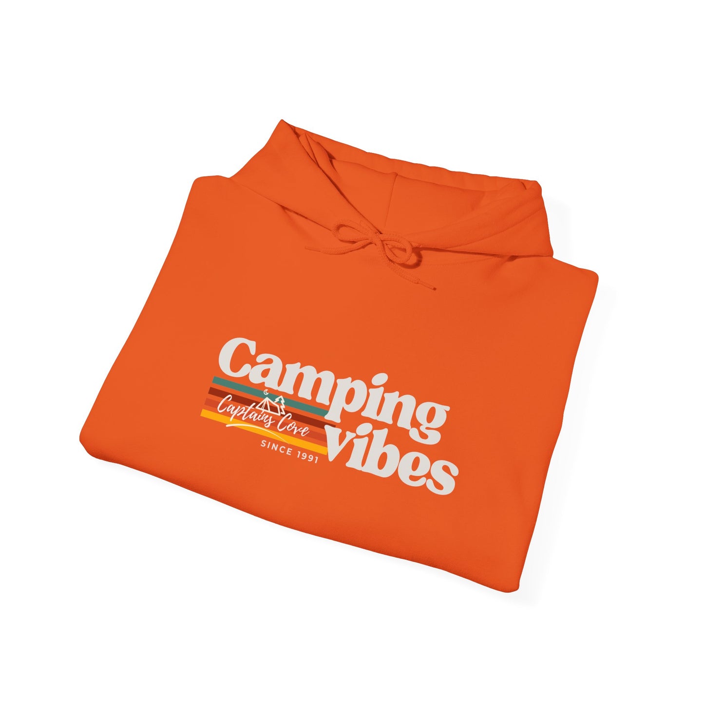 Camping Vibes Unisex Heavy Blend Hoodie - Cozy Nautical Sweatshirt