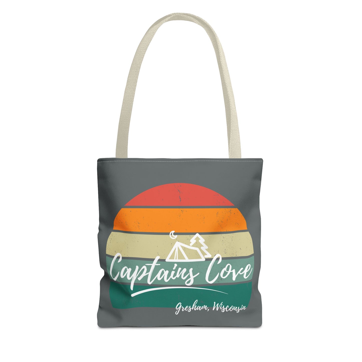 Gray Cove Tote Bag (AOP)