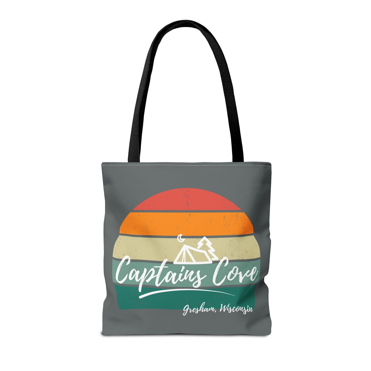 Gray Cove Tote Bag (AOP)