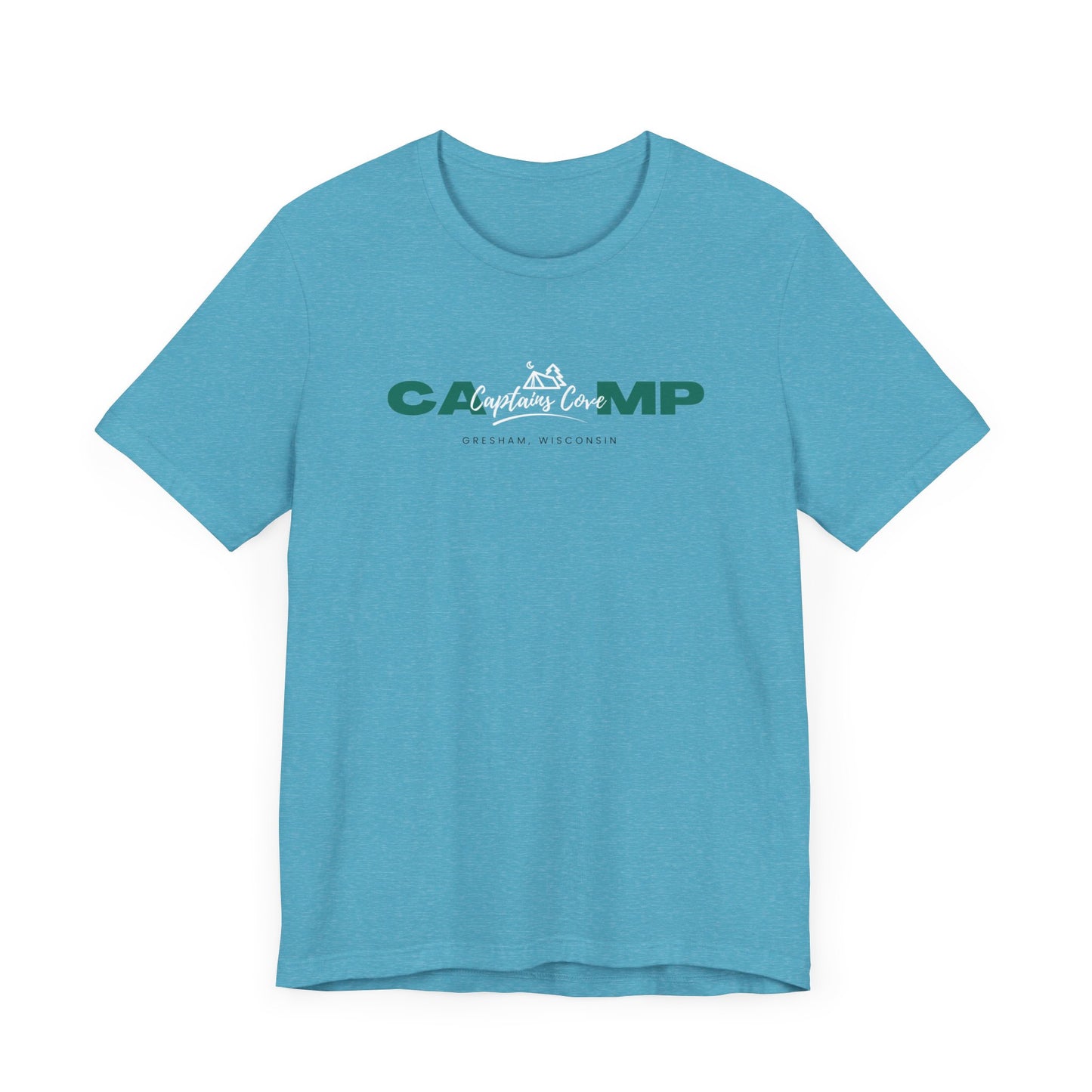 Teal & White Logo- Unisex Jersey Short Sleeve Tee