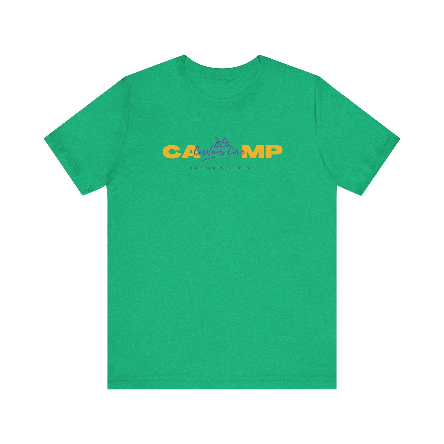 Yellow & Purple Logo - Unisex Jersey Short Sleeve Tee