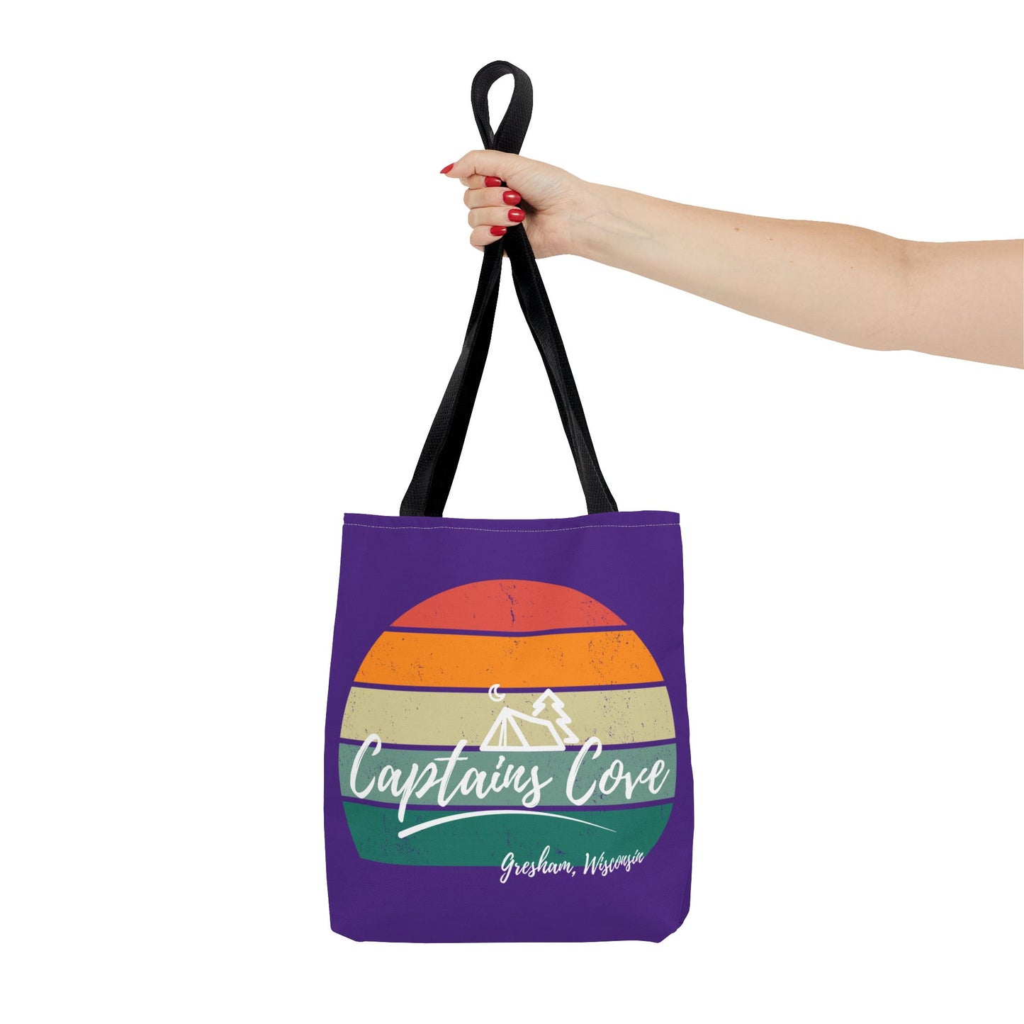 Purple Cove Tote Bag (AOP)