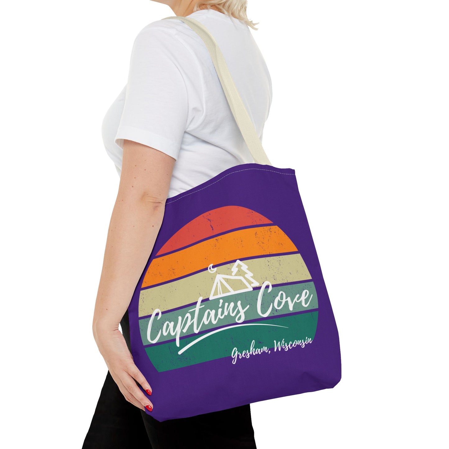 Purple Cove Tote Bag (AOP)