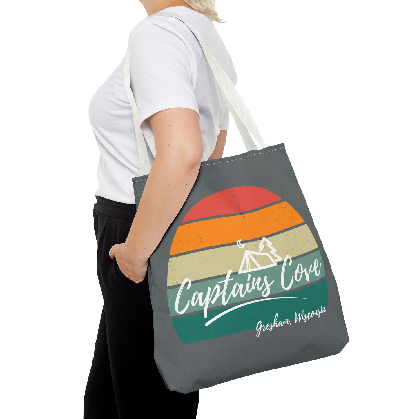 Gray Cove Tote Bag (AOP)