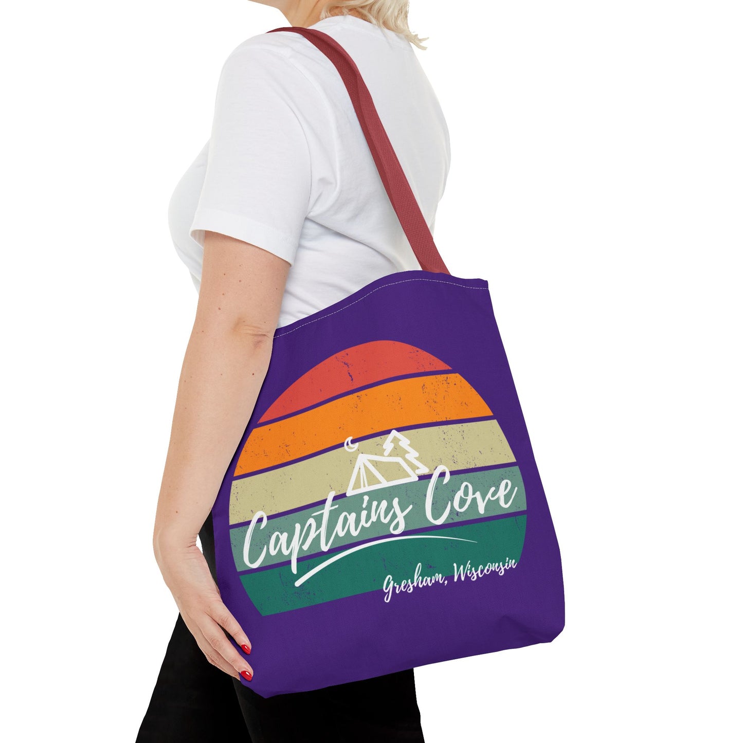 Purple Cove Tote Bag (AOP)